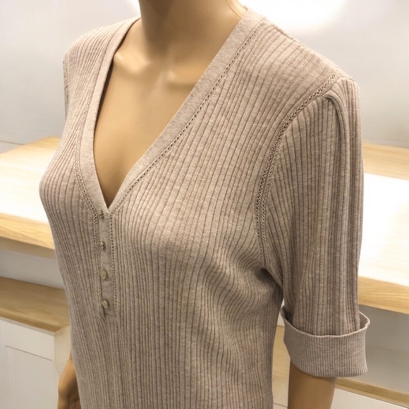 WHBM Cashmere Blend ES Henley size XL - Picture 4 of 12